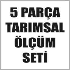 5 Parça Tarımsal Ölçüm Seti