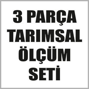 3 Parça Tarımsal Ölçüm Seti