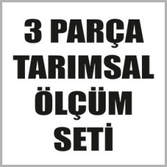 3 Parça Tarımsal Ölçüm Seti